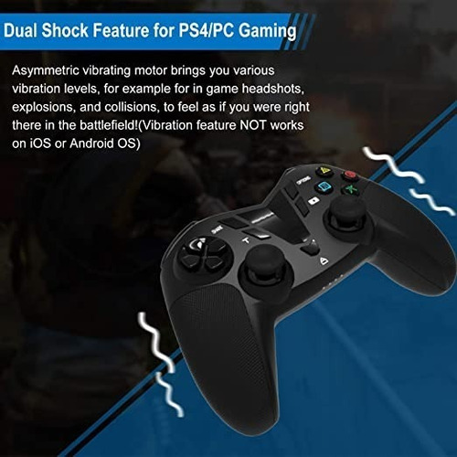 Imagen 3 de 5 de Darkwalker Wireless Bluetooth Controller, Mobile Controller