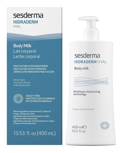 Sesderma Hidraderm Hyal Loción Corporal, 13.5 Onzas Líquidas