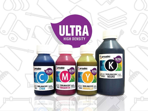 Kit Tinta Ultra Sublimación Coreana Para Epson T1110 Y L1300