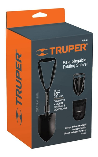 Pala Plegable Camping Pala Pico Sierra Truper Ple-18 Fc