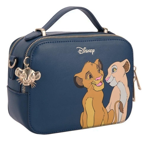 Bolsa Crossbody Accesorio El Rey Leon Rl12 Azul Mujer