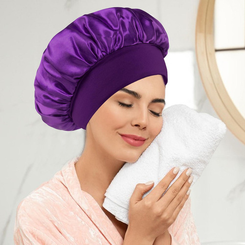 Gorro Para Dormir De Seda Gorros Para Cabello Rizado Gorro D