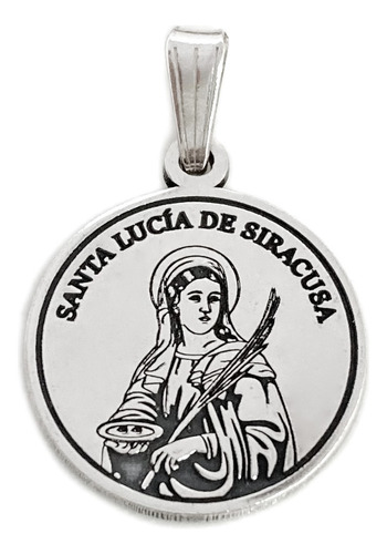 Dije Santa Lucía De Siracusa Plata 925