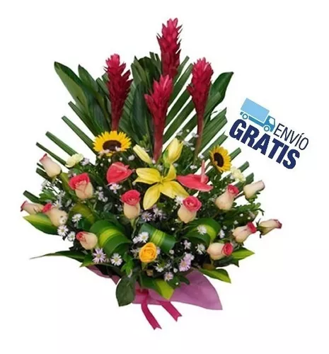 Arreglos Flores - Rosas- Detalle Dia De La Madre | MercadoLibre