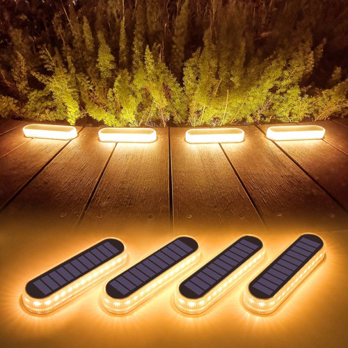 Lacasa Luces Solares, Paquete De 4 Luces Solares De 2700 K,