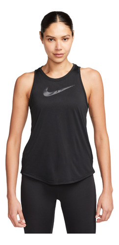 Camiseta Esqueleto Nike Dri Fit Swoosh Tops Mujer-negro