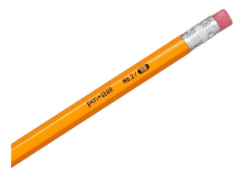 Lápices Pen Gear 100% Originales Amarillos Nro 2 X 2 Cajas