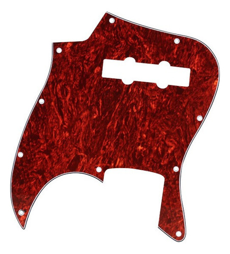 Golpeador De 3 Capas For Jazz J Bass Guitar Red Tortoise