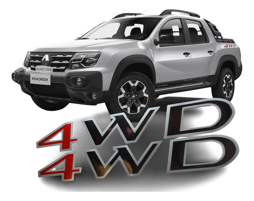 4wd Duster Oroch Calcomanía-sticker