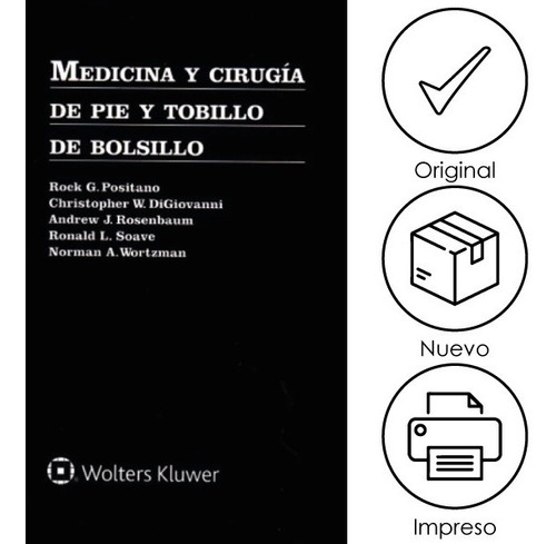 Medicina Y Cirugía De Pie Y Tobillo De Bolsillo Original New