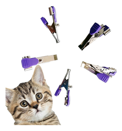 5x Pets Ecg Alligator Clip Cables De Prueba Eléctricos Clip