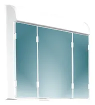 Comprar Botiquines Con Espejo Tres Puertas Y Luz 61x62x11 C Color Blanco