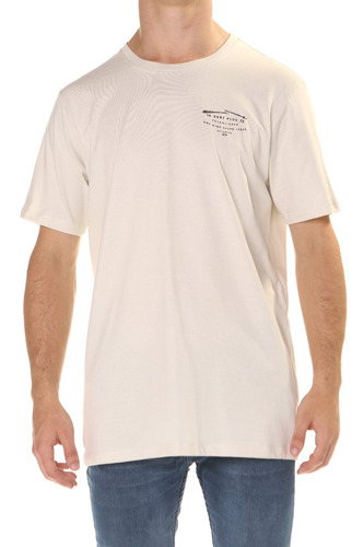 Remera M/c Billabong Join Or Die Surfplus Tee Blanco Hombre