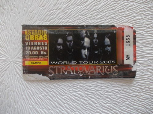 9080- Entrada Usada Colec. Stratovarius 2005, Obras