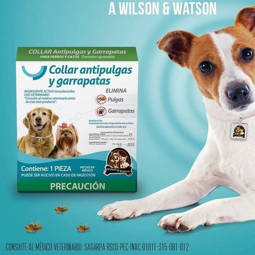 Collar Antipulgas Wilson & Watson Para Perro O Gato Unitalla