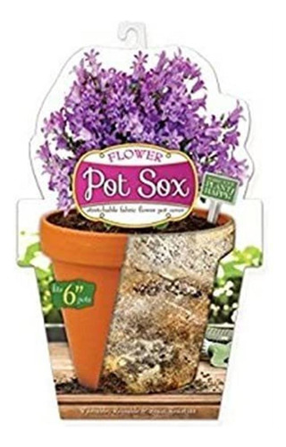 Stone Design Pot Sox - Funda Para Maceta De Jardín (6.0 In,