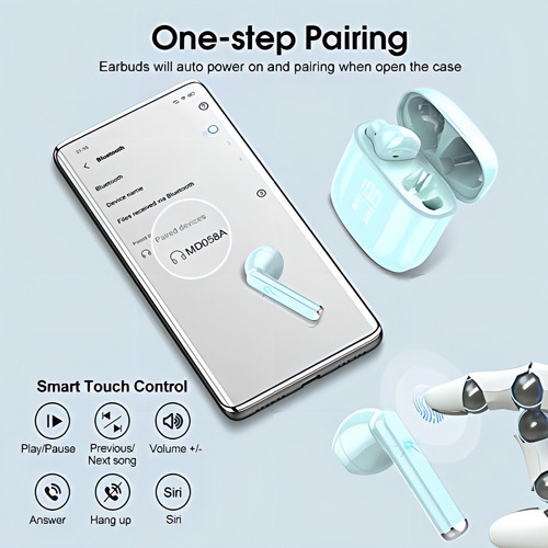 Oyib Auriculares Inalámbricos, Auriculares Bluetooth 5.3, 25
