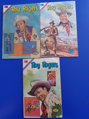 Revistas Comics Roy Rogers Coleccion De 3 Año 1974 Ed Novaro