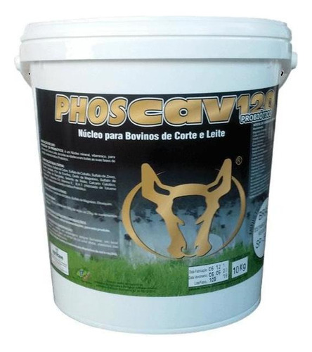 Phoscav 120 Probiótico, Núcleo Mineral - Balde 5 Kg