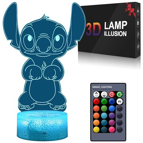 Stitch Gifts For Girls, Stitch 3d Night Light Dimmable ...