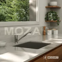 Comprar Griferia Cocina Canilla Monocomando Cocina Mozart Madrid Pico Extra Largo Color Cromado Para Mesada 9027