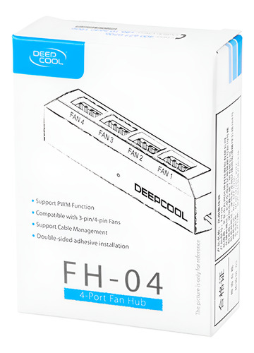 Fan Hub Deepcool Fh-04 Pwm De 4 Pines Para 4 Ventiladores