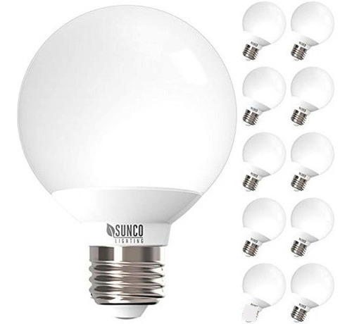 10 Pack Ul Y Energy Star Lista 6w Dimmable G25 Bombilla Led 