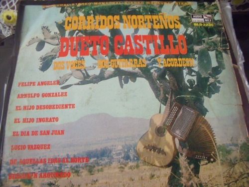 Lp Dueto Castillo Corridos Norteños (Usado)