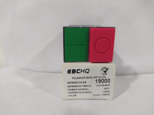 Pulsador Doble Start/stop 22mm Marca Ebchq 