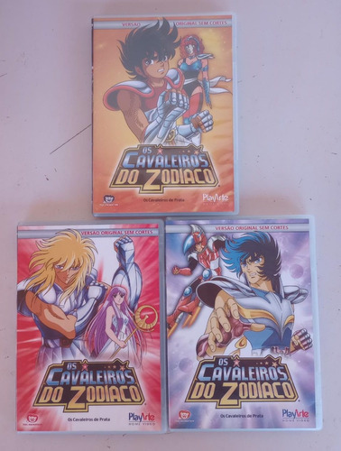 Coleção Os Cavaleiros Do Zodiáco Dvd - Volumes 1 Ao 21