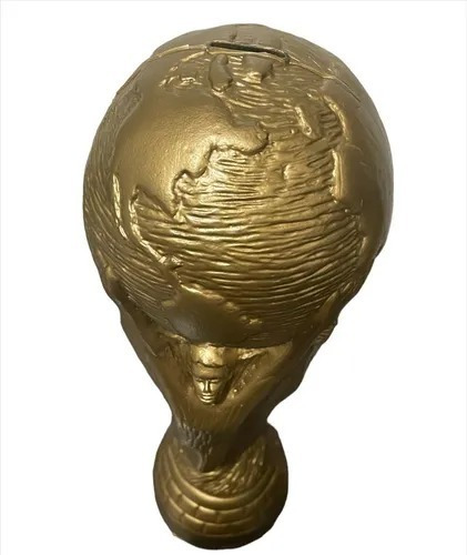 Imagen 4 de 4 de Trofeo Alcancía Copa Mundial De Futbol Tamaño Real Ekol