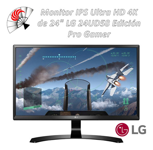 Monitor Ips Ultra Hd 4k De 24  LG 24ud58 Edición Pro Ga