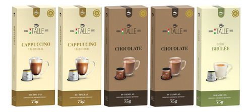 Capsula Nespresso chocolate Creme Brulee Cappuccino 50 unidades