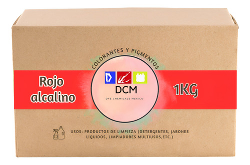 Pigmento Rojo Alcalino P/productos De Limpieza Polvo 1kg