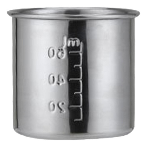 Vaso Graduado For Medicinas, Vaso De Acero Inoxidable 60 Ml