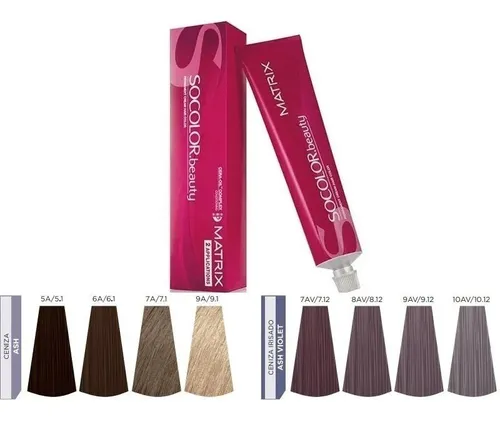 Tintura Socolor Matrix 7av, 8av, 9av, 10av Tono 9AV/ 9.12