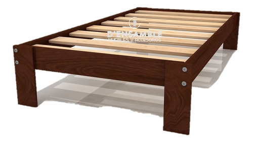 Cama Individual Madera Base Desarmable