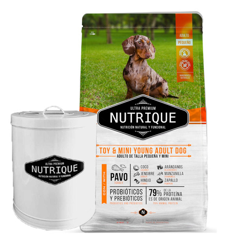 Alimento Perro Nutrique Adulto Pequeño 7,5 Kg + Promo!