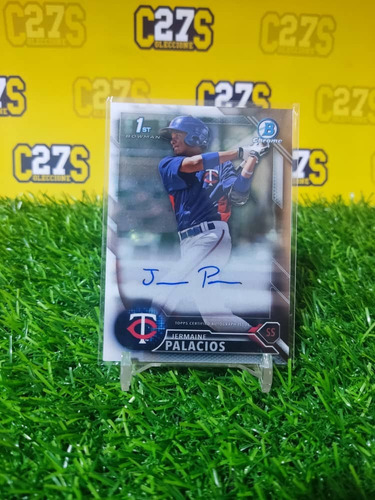 Autografo Certificado Bowman Chrome 2016 Jermaine Palacios 