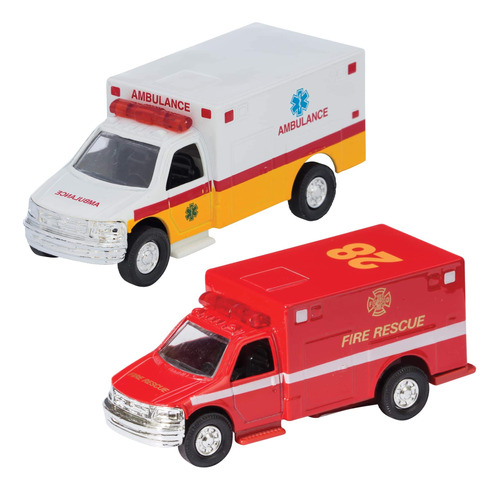 Diecast Ambulancia (se Vende Por Unidad  estilos Varí.