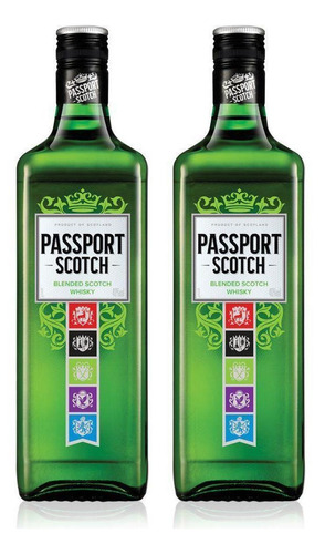 Passport Scotch Whisky Escocês - 1l - 2 Unidades