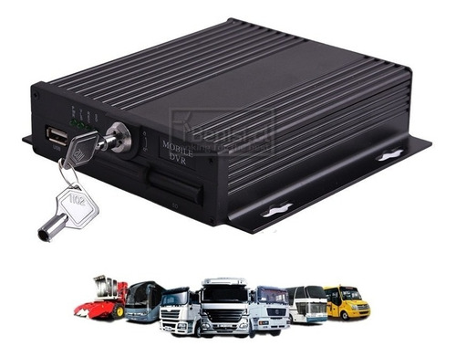 Dvr Movil 4 Canales + 32gb + 4pin A Rca / Benisi