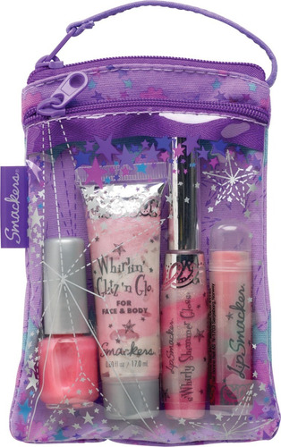 Lip Smackers Glam It Up Bolso Gift Esmalte Labial Gloss Set Color Rosa