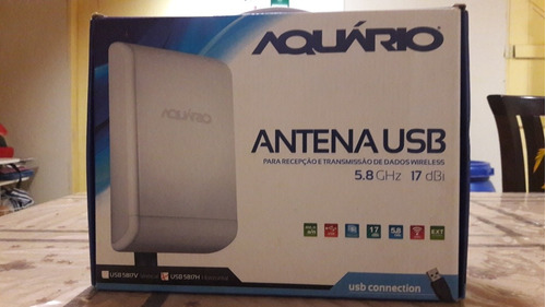 Antena Aquario 5.8 Ghz 17dbi Para Recepção De Dados 