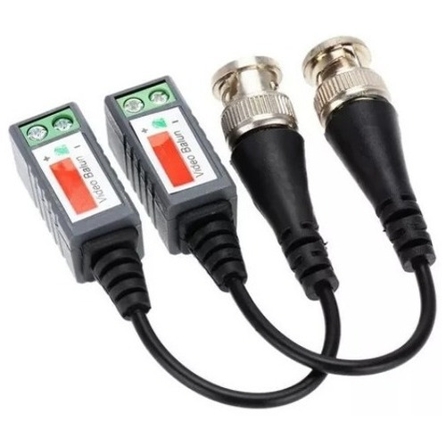 Par Video Balun Pasivo Con Cable 720p 1080p Hdcvi Ahd Hdtvi