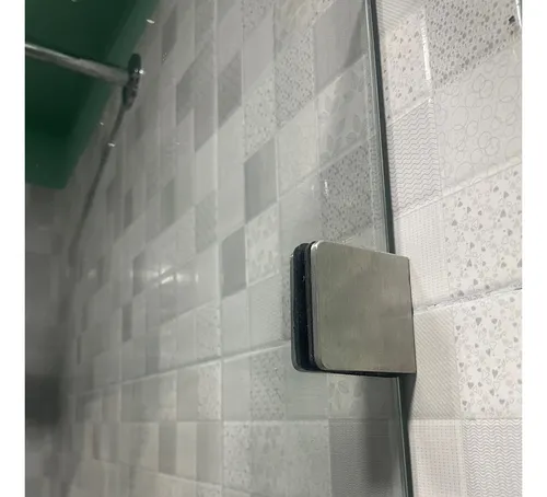 Kit División De Baño Batiente Chapetas Acero Inoxidable