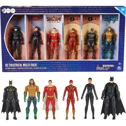 Dc Comics, Dc Teatrical Multi-pack (edición Limitada), 6 Fig