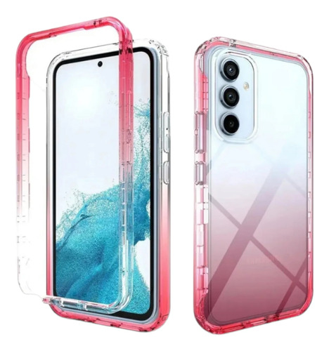 Funda Protector Uso Rudo Clear 360 Para Samsung A24 4g