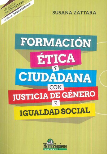 Libro Formación Ética Y Ciudadana Con Justicia De Género E I