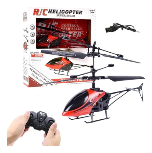 Minadcin Helicóptero Rc De 2 Canales - 2.4 Ghz Con